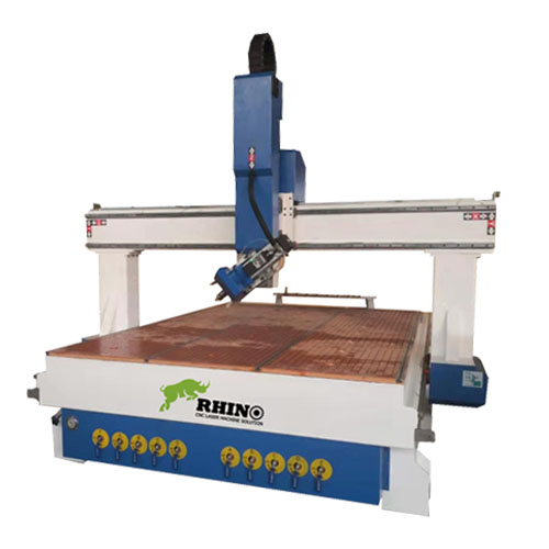 4 Axis Wood CNC Router with Spindle Swing 180 Degree Left and Right
